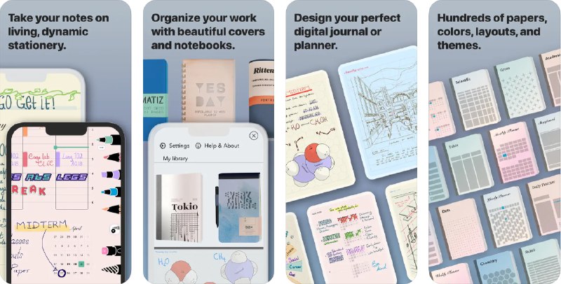  #应用限免  软件名称：Penbook: Pencil Notebook  支持平台：#iOS 15.0+  软件价格：内购限免  软件简介：一款功能强大的数字笔记本应用，它提供多种纸张模板，包括笔记、日记、草图和计划表等，您可以自由选择并进行书写或绘图