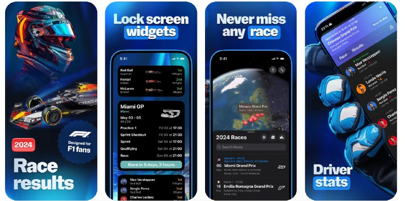  #应用限免  软件名称：Formula 1 Widgets  支持平台：#iOS 17.0+  软件价格：内购限免  软件简介：一款专为一级方程式赛车粉丝设计的应用，提供实时比赛统计和信息