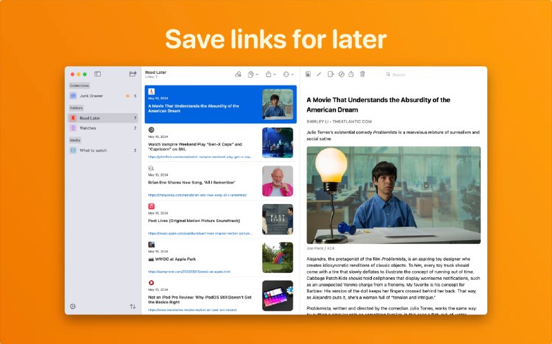  #应用限免  软件名称：Bridges Link Formatting  支持平台：#macOS 13.3+  软件价格：¥30.00 -> ¥0.00  软件简介：一款链接格式化工具，可以简化自定义链接的收集和管理