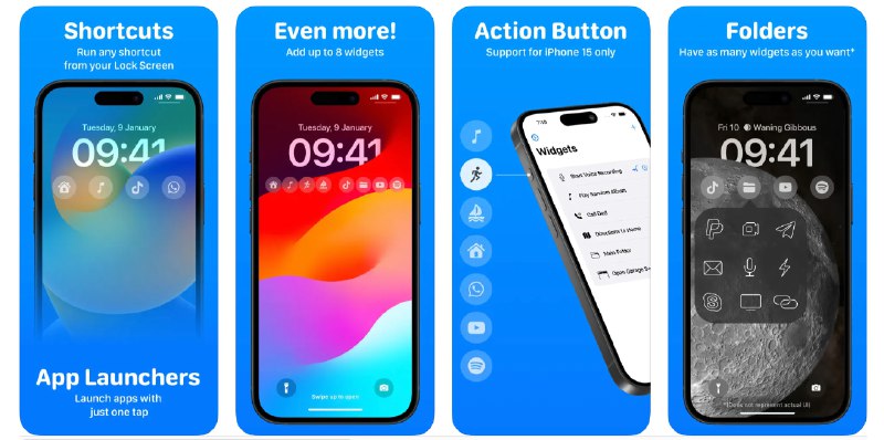  #应用限免  软件名称：锁屏启动 - 万能桌面小组件 LockFlow  支持平台：#iOS 16.0+  软件价格：内购限免  软件简介：一款支持在锁屏上通过交互式小组件实现便捷操作的应用