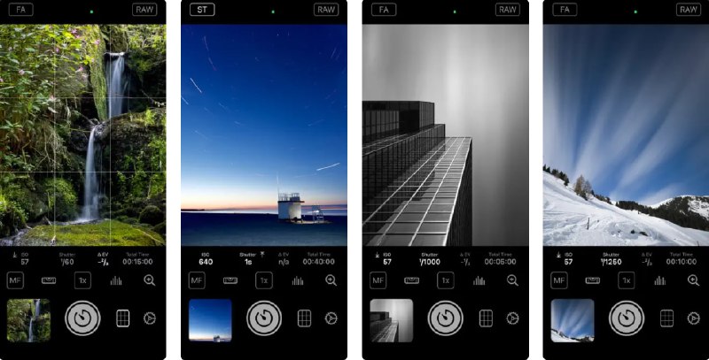  #应用限免  软件名称：Even Longer  支持平台：#iOS 16.6+  软件价格：内购限免  软件简介：一款将 iPhone 转变为专业长曝光相机的应用，应用提供四种拍摄模式，包括帧平均模式、光轨模式、星轨模式和夜间模式，最高支持长达 24 小时的总拍摄时间