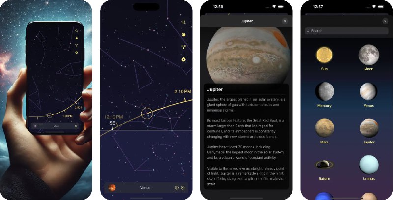  #应用限免  软件名称：PlanetFinder Pro  支持平台：#iOS 15.6++  软件价格：￥15.00 -> ¥0.00  软件简介：一款功能强大的夜空观测与导航工具，非常适合天文新手和观星者