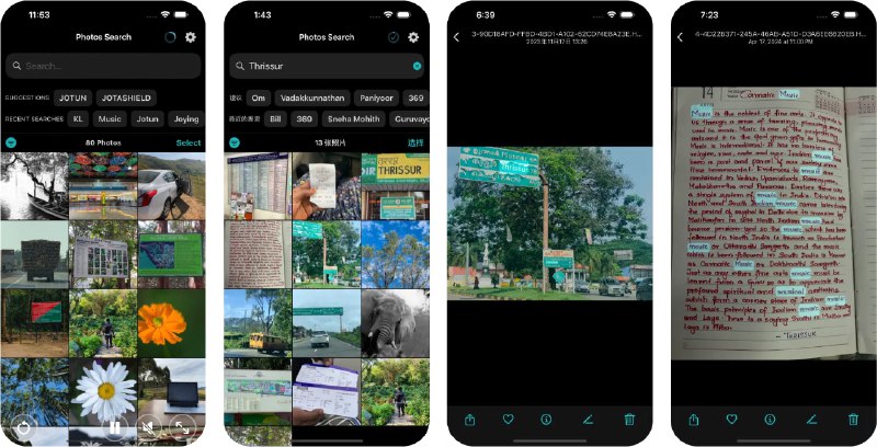  #应用限免  软件名称：Photos Search by Fluntro  支持平台：#iOS 17.0+  软件价格：¥38.00 -> ¥0.00  软件简介：一款强大的照片管理应用，提供快速、智能的照片搜索功能