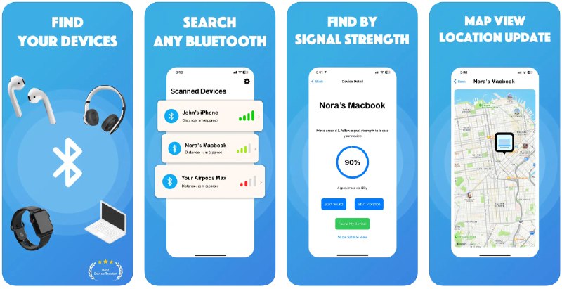  #应用限免  软件名称：找到丢失的设备 - Earbuds Case Tracker  支持平台：#iOS 15.0+  软件价格：内购限免  软件简介：一款帮助您寻找丢失的无线耳机、电池盒、智能手表等蓝牙设备的应用