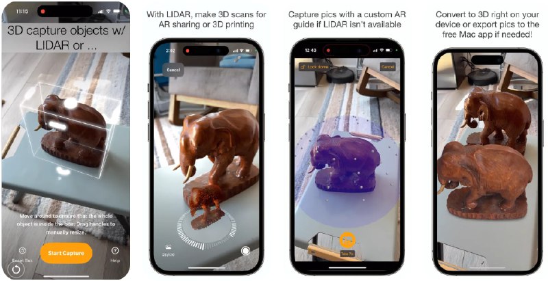  #应用限免  软件名称：Sapling 3D Scanner LiDAR, 360  支持平台：#iOS 17.0+  软件价格：内购限免  软件简介：一款支持多平台的三维建模应用，可用于增强现实、3D打印、游戏开发及模型分享