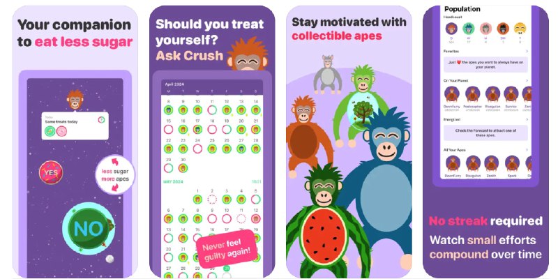  #应用限免  软件名称：No Treat Today: 跟踪糖  支持平台：#iOS 15.0+  软件价格：内购限免  软件简介：一款帮助您管理饮食习惯和追踪零食摄入的应用