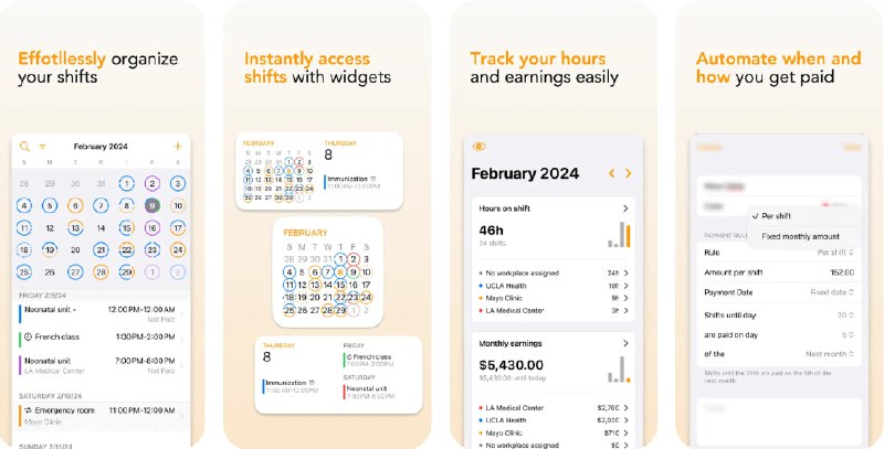 #应用限免  软件名称：Shift Calendar & Scheduler  支持平台：#iOS  软件价格：内购限免（不显示价格请重启应用）  软件简介：一款专为轮班工作者打造的日程管理工具，适用于护士、医生、消防员、保安、司机等职业