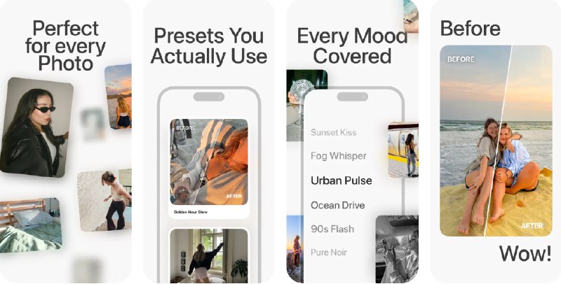  #应用限免  软件名称：Presets for Lightroom: Preseto  支持平台：#iOS 17.0+  软件价格：内购限免  软件简介：一个滤镜应用，让你的照片从“平凡”瞬间变“惊艳”