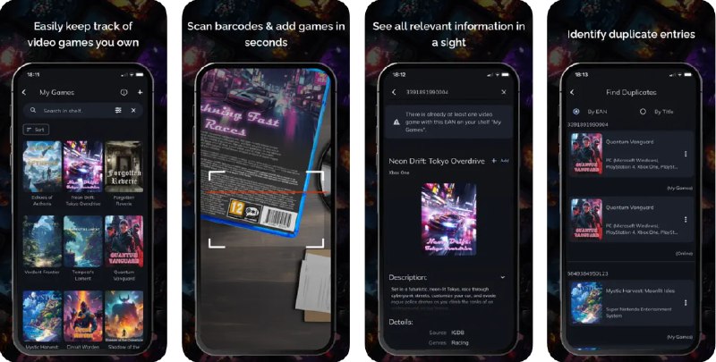  #应用限免  软件名称：Easy Video Game Tracker  支持平台：#iOS 15.5+  软件价格：内购限免  软件简介：一款快速创建属于您自己的游戏数据库应用