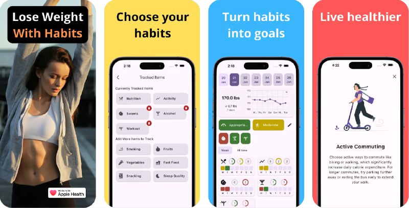  #应用限免  软件名称：How To Lose Weight  支持平台：#iOS 13.0+  软件价格：内购限免（代理环境，且疑似购买后无法使用）  软件简介：一款帮助您简化减肥过程的应用，通过跟踪每日体重、身体活动水平和饮食质量，轻松监控进度