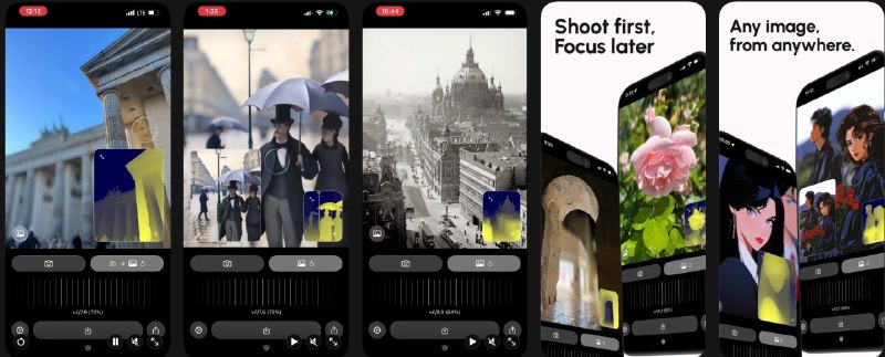  #应用限免  软件名称：Live Focus  支持平台：#iOS 17.0+  软件价格：￥48.00 -> ¥0.00  软件简介：一款摄影应用，让您可以在拍摄后为任何图像添加逼真的景深和电影级焦点效果
