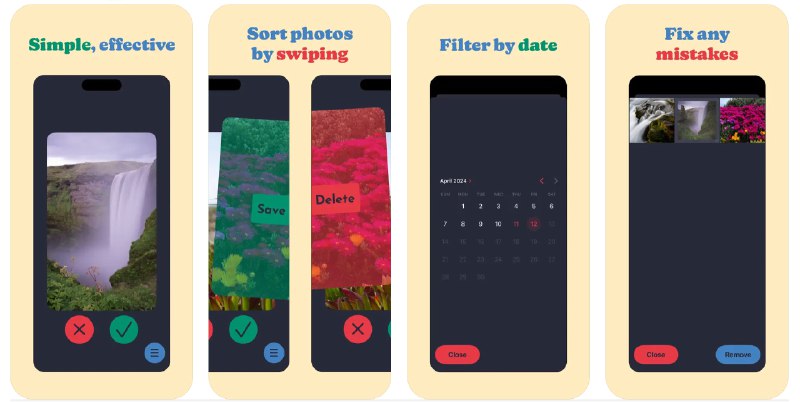  #应用限免  软件名称：Clariphoto  支持平台：#iOS 17.2+  软件价格：¥8.00 -> ¥0.00  软件简介：一款简单易用的照片管理应用，可以快速清理设备上的照片库