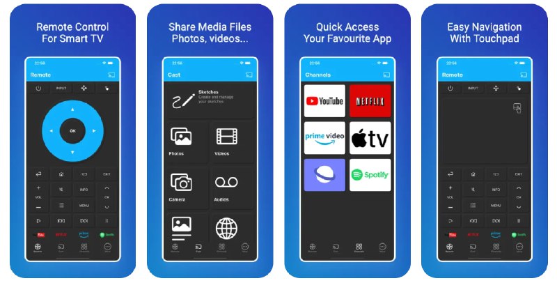  #应用限免  软件名称：Universal TV Remote +  支持平台：#iOS 14.0+  软件价格：内购限免  软件简介：将您的手机变成通用遥控器，兼容三星和LG等主流品牌，让您可以轻松控制电视，快速切换频道、调整音量，并通过简单的触摸手势导航