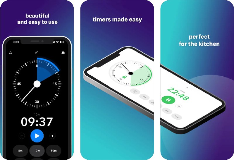  #应用限免  软件名称：UltraTimerGo  支持平台：#iOS 16.6+  软件价格：￥8.00 -> ¥0.00  软件简介：一款为烹饪、锻炼、学习以及生产力场景设计的倒计时工具