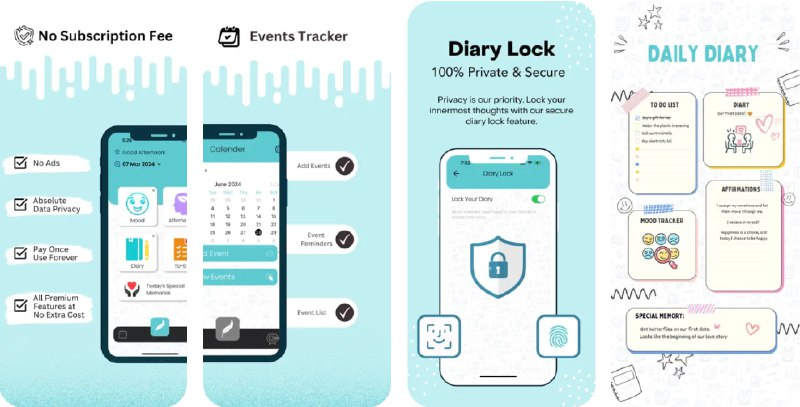  #应用限免  软件名称：Daily Diary: Friend For Life  支持平台：#iOS 13.0+  软件价格：¥38.00 -> ¥0.00  软件简介：一款数字日记应用，帮助您记录生活中的点滴，管理任务并追踪个人成长