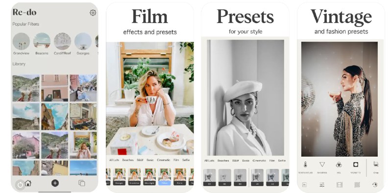  #应用限免  软件名称：Setty Retro Film Dust Editor  支持平台：#iOS 15.6+  软件价格：内购限免  软件简介：一款由著名肖像摄影师Katherine Spooner创建的滤镜应用，提供了专业的Lightroom预设，让您可以用她独特的风格增强照片显示效果