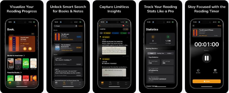  #应用限免  软件名称：Bookdot - Book Tracker  支持平台：#iOS 18.0+  软件价格：内购限免（若加载不出价格请重启应用）  软件简介：一款读书记录应用