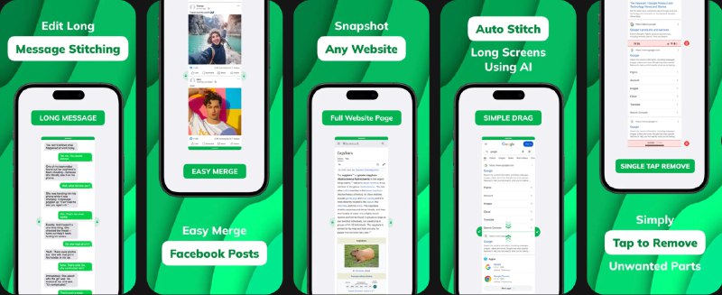  #应用限免  软件名称：Photo Stitch!  支持平台：#iOS 15.0+  软件价格：￥22.00 -> ¥0.00  软件简介：一款轻量的图片与截图拼接工具，可将多张照片或截图自动拼接成一张无缝长图