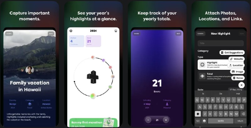  #应用限免  软件名称：Glint - 精彩日志  支持平台：#iOS 18.1+  软件价格：内购限免  软件简介：一款日记应用，让您能够保存生活中的珍贵记忆，记录大大小小的亮点，并随时反思并回顾