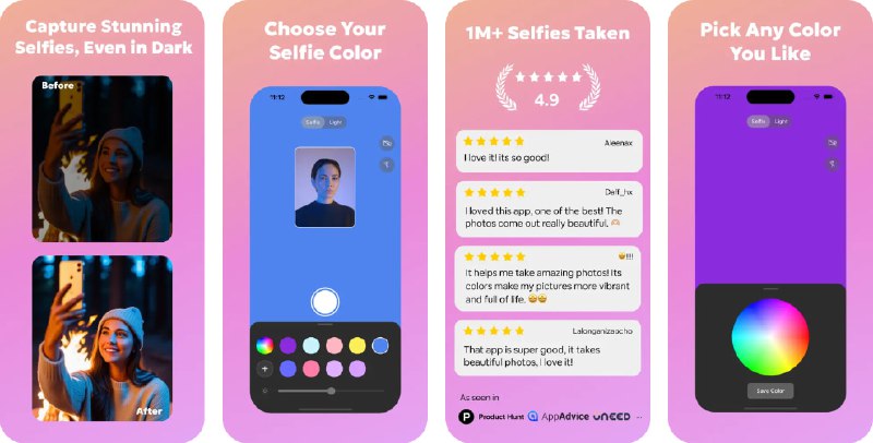  #应用限免  软件名称：小猫补光灯 Luma：氛围灯，打光，自拍，星星补光灯  支持平台：#iOS 14.0+  软件价格：内购限免（lifetime 选项在内购界面右下角小字see all plans中）  软件简介：一款专为自拍、直播与夜拍打造的随身补光灯应用，内置多种精选光效预设（柔美暖粉、磨皮感紫光、冷白清爽、纯白自然），可一键提升肤质与画面质感