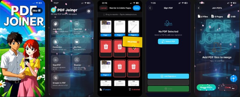  #应用限免  软件名称：PDF Joiner  支持平台：#iOS 18.6+  软件价格：￥28.00 -> ¥0.00  软件简介：一款简单易用的PDF合并工具，只需轻点几下即可将多个PDF文件合并为一个，帮助您轻松合并工作文档、扫描收据以及整理学习资料，支持合并最多50个PDF文件，可拖放重新排序页面，预览合并效果，无文件大小限制（最多1000页）