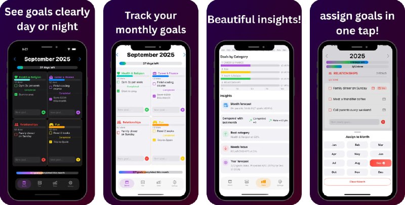  #应用限免  软件名称：Yarimo - Goals & Habit Planner  支持平台：#iOS 18.5+  软件价格：内购限免（内购界面显示14.99但实际支付0，注意不要点快了，发现是0才确认）  软件简介：一款年度与月度目标规划工具，将年度大目标与月度小步骤无缝连接