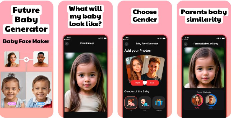  #应用限免  软件名称：Future Baby Generator: AI Face  支持平台：#iOS 16.6+  软件价格：内购限免（需要重启应用自动弹出内购界面）  软件简介：一款通过先进人工智能技术预测和生成你们未来宝宝面孔的趣味应用