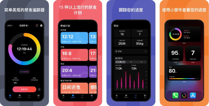  #应用限免  软件名称：轻断食和减肥: Fasta Fasting Tracker  支持平台：#iOS 13.0+  软件价格：内购限免  软件简介：一款健康饮食管理工具，帮助您通过间歇性断食计划实现减肥和健康目标