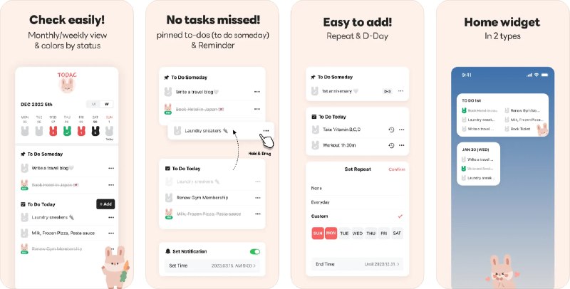  #应用限免  软件名称：TODAC Todo  支持平台：#iOS 15.0+  软件价格：¥6.00 -> ¥0.00  软件简介：一款简洁易用的待办事项管理应用，包含日记、年计划、小组件等功能，让您可以通过多重视图，任务重复周期以及定时提醒规划每一天的生活  软件下载：点击下载