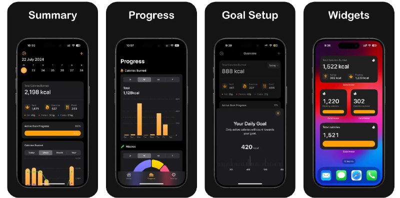  #应用限免  软件名称：Calorimeter  支持平台：#iOS 17.0+  软件价格：内购限免  软件简介：一款用于跟踪和管理每日卡路里消耗和营养摄入的应用