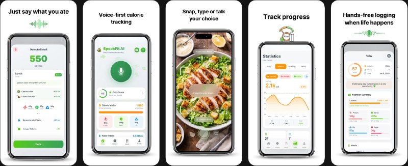  #应用限免  软件名称：SpeakFit AI 饮食记录 & 卡路里追踪  支持平台：#iOS 16.6+  软件价格：内购限免（内购界面显示更多-内购限免）  软件简介：一款通过语音、拍照或文字快速记录饮食的营养追踪工具，可自动估算每餐及每日的热量与宏量营养素（蛋白质/碳水/脂肪），用简单清晰的饮食日记帮助你做出更明智的饮食选择