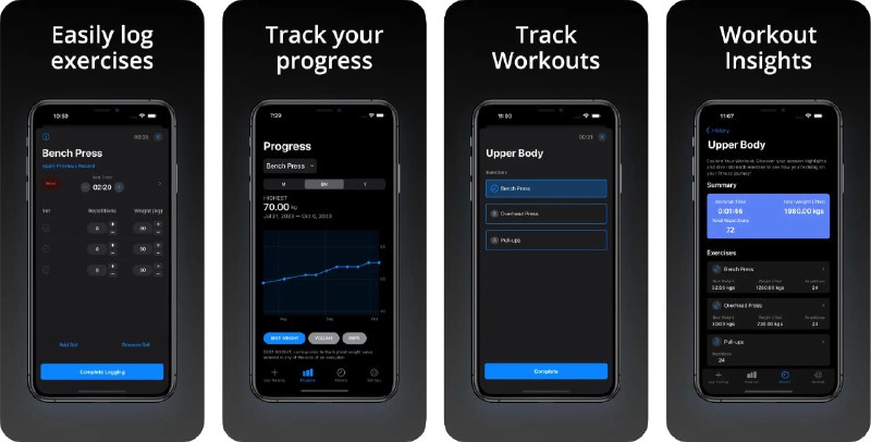  #应用限免  软件名称：Fit Records: Workout Tracker  支持平台：#iOS 16.2+  软件价格：内购限免  软件简介：一款健身应用，帮助您创建、规划和跟踪锻炼