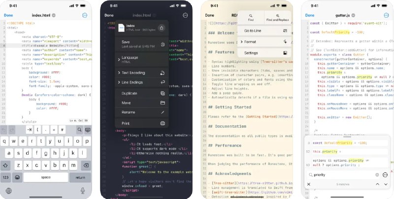 #优惠活动  软件名称：Runestone Text Editor  支持平台：#iOS  软件价格：内购 ¥68.00 -> ¥38.00  软件简介：一款功能强大的文本编辑器，具备语法高亮、行号、搜索和替换等功能