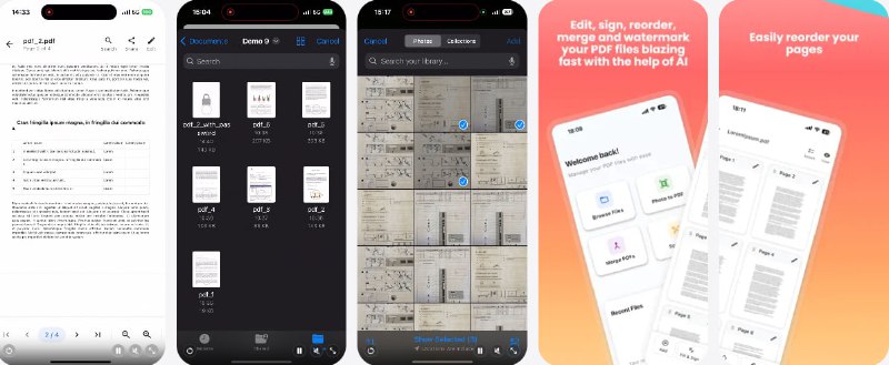  #应用限免  软件名称：PDF Master - Scan, Edit & Sign  支持平台：#iOS 16.0+  软件价格：内购限免  软件简介：一款专业 PDF 工具，支持高清自动扫描，可对 PDF 进行合并、拆分、旋转、重排、删除页面，填写表单、添加可重复使用的数字签名和高亮批注