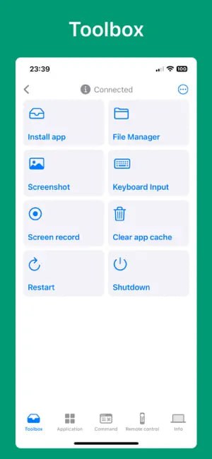  #优质应用   软件名称：adbTools - ADB, TV Assistant  支持平台：#iOS 16.0+  软件价格：免费  软件简介：一款为iOS设备设计的智能电视控制工具