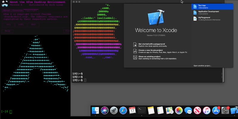  #优质应用  软件名称：Docker-OSX  支持平台：#macOS  软件价格：免费  软件简介：一款开源的通过Docker容器运行macOS操作系统，提供接近原生的性能体验的工具