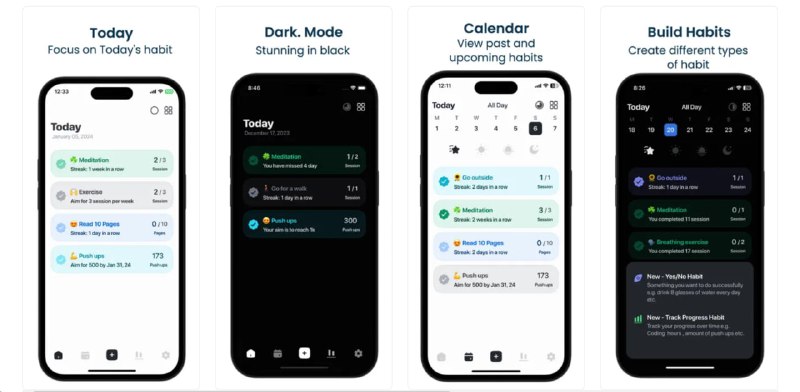  #应用限免 软件名称：RoveList Habit Tracker 支持平台：#iOS 16.0+ 软件价格：免费 软件功能：习惯追踪 软件简介：一款习惯追踪应用，让您可以创建自定义习惯清单，设定目标，同时该软件还提供了统计数据和图表，帮助您了解习惯变化情况，并提供动力和反馈