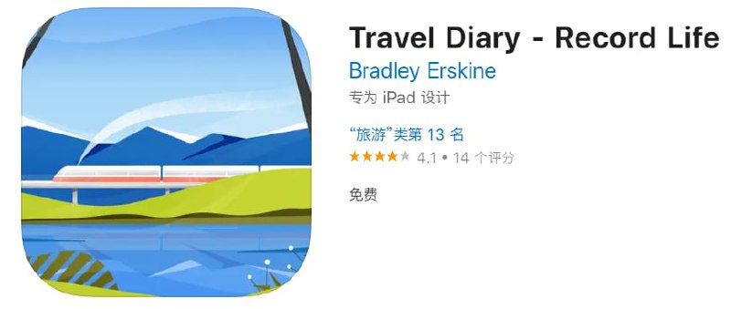 #优质应用【软件名称】Travel Diary（伪装名）【软件支持】iPhone、iPad【软件大小】61.7M【软件价格】免费【有无内购】无【软件功能】影视【功能简介】一款免费的影视追剧应用，伪装上架APP Store