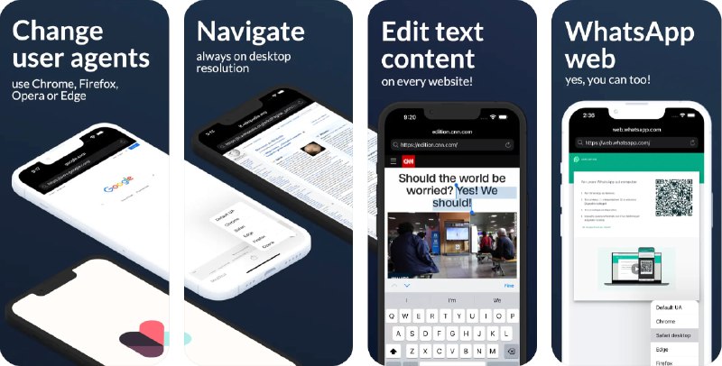  #应用限免  软件名称：Kiosk  支持平台：#iOS 13.0+  软件价格：¥18.00 -> ¥0.00  软件简介：一款独特的浏览器应用，您可以编辑所有网页内容，包括添加、删除或修改网站上的文字和图片，还可以轻松更改浏览器UA，方便您直接通过 Alist 观看百度网盘的视频  软件下载：点击下载