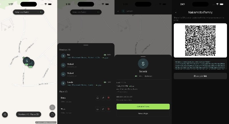  #应用限免 软件名称：PearCircle 支持平台：iOS 15.1+ 软件价格：免费 软件简介：与家人、朋友共享实时位置的点对点应用，无需注册账号，支持到达或离开指定地点提醒、行程分享和一键暂停定位；位置同步采用端到端加密，双方同时在线时才能实时同步