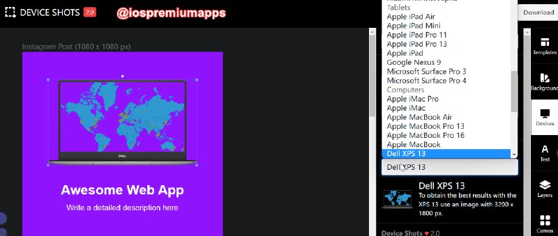   网站名称：Device Shots  网站功能：截屏套壳  网站简介：一款截屏套壳工具