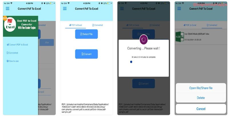  #应用限免 软件名称：将pdf转换为excel 支持平台：#iOS 软件价格：¥12.00 -> ¥0.00 软件功能：pdf转excel 软件简介：快速、轻松地将PDF文件转换为可编辑的Excel文件（XLS和XLSX格式）