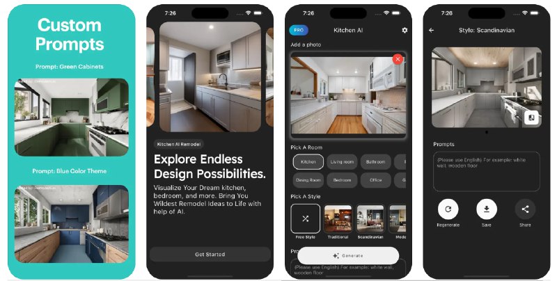  #应用限免  软件名称：AI Interior Design House Decor  支持平台：#iOS 12.0+  软件价格：内购限免  软件简介：一款利用 AI 技术帮助您轻松创建和可视化室内设计的应用