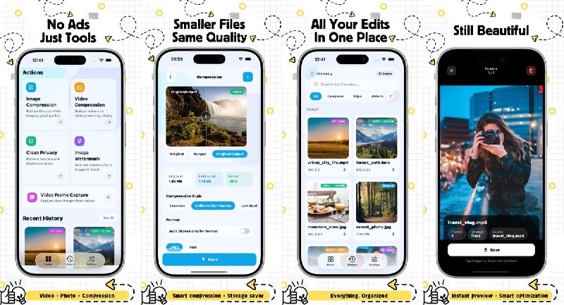  #应用推荐 软件名称：MediaBox - 智能抠图&长截图 支持平台：#iOS 17.0+ 软件价格：免费 软件简介：把图片与视频处理集中在一个工具箱，支持图片和视频去背景、长截图拼接、视频截帧及图片与视频压缩，还可清除照片 Exif 信息、批量添加文字水印