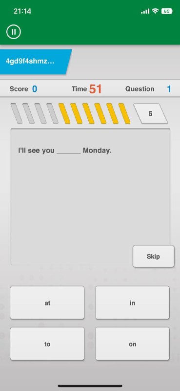  Johnny Grammar Word Challenge 刚发掘的一款软件，可以练习语法与单词，语法从简到难，要简单的过关了难的关卡才能打开