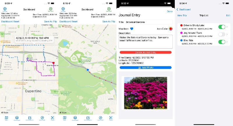  #应用限免 软件名称：GPS Travel Journal 支持平台：#iOS 15.2+ 软件价格：免费 软件简介：GPS 轨迹记录与旅行日志应用，可保存路线、地点、照片和备注，并查看距离、时间与速度