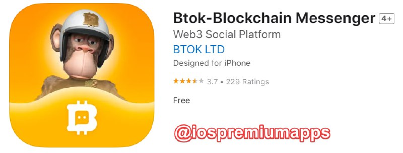  #优质应用 软件名称：Btok 支持平台：#iOS 软件大小：264.6M 软件价格：免费 内购价格：免费 软件功能：TG第三方 软件简介：一款交易所搞的TG第三方应用，内置代理