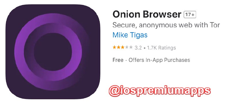  #优质应用  软件名称：Onion Browser  支持平台：#iOS 软件大小：17.6M 软件价格：免费 内购价格：有 软件功能：浏览器 软件简介： 一款可以上暗网的浏览器