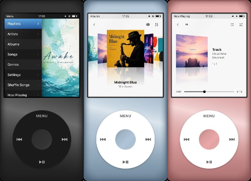 #应用限免 软件名称：SepiaPod-复古音乐播放器 支持平台：#iOS 15.1+ 软件价格：免费 软件简介：一款在现代 iPhone 上重现经典便携音乐播放器操作手感的音乐应用，支持转盘触控、专辑封面/列表切换、歌词显示、机身颜色与屏幕主题更改、横向显示及主屏幕小组件
