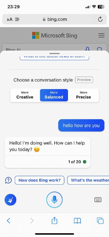   插件名称：Bing AI  插件功能：将safari伪装成Edge浏览器  支持平台：#Loon  插件简介：将safari伪装成Edge浏览器，以便绕过BingAI的使用限制